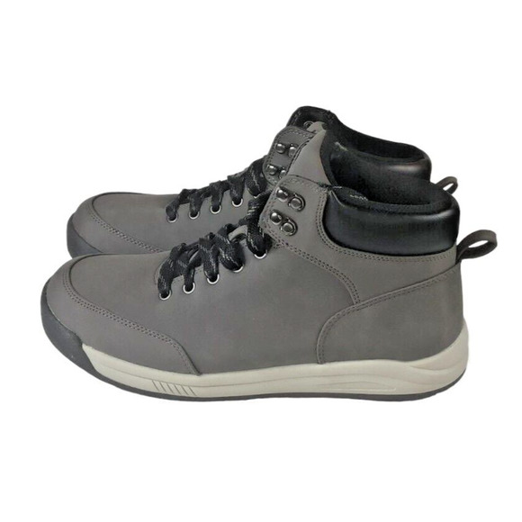 Mens Shoes Size 10 Goodfellow & Co Anders Boots Gray Memory Foam New with Tags - Picture 3 of 11